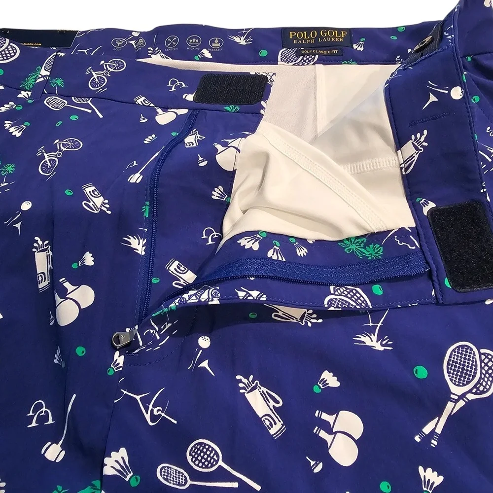 Polo Golf Ralph Lauren Men's Performance Hybrid Golf Swim Shorts Outdoor Sz 38